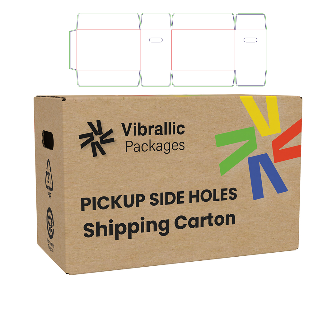 Pickup Side Hole Shipping Carton