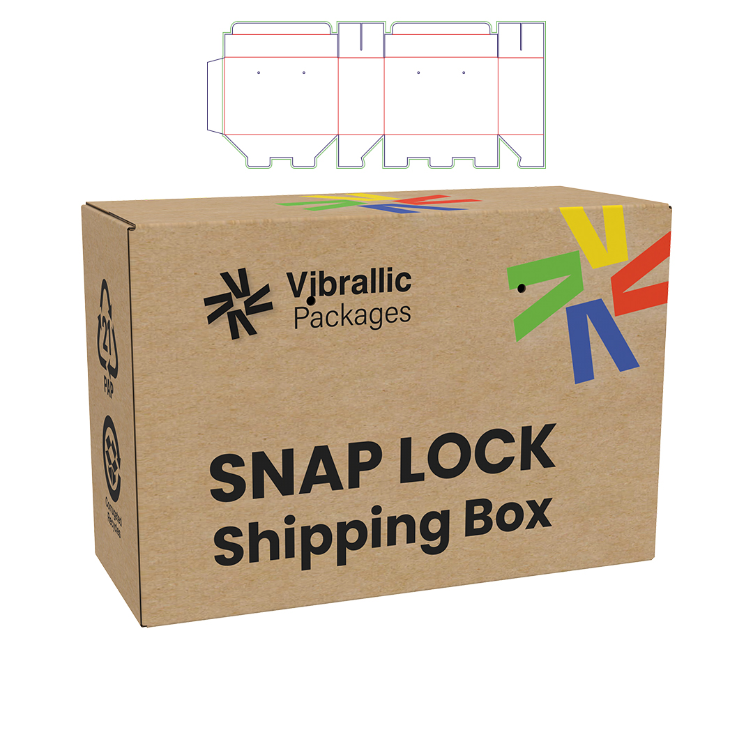 Snap Lock Shipping Box