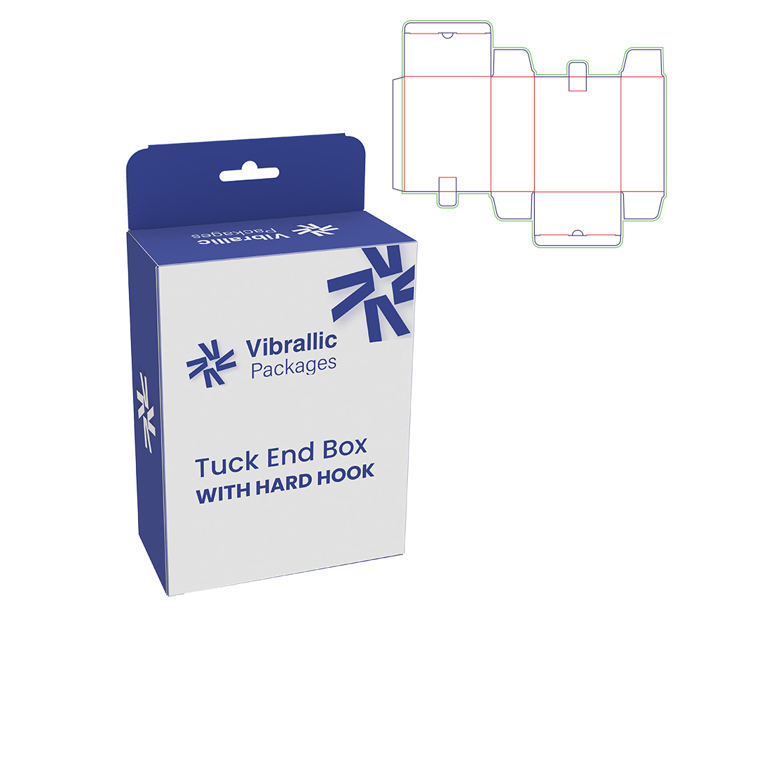 Tuck End Box With Hard Hook