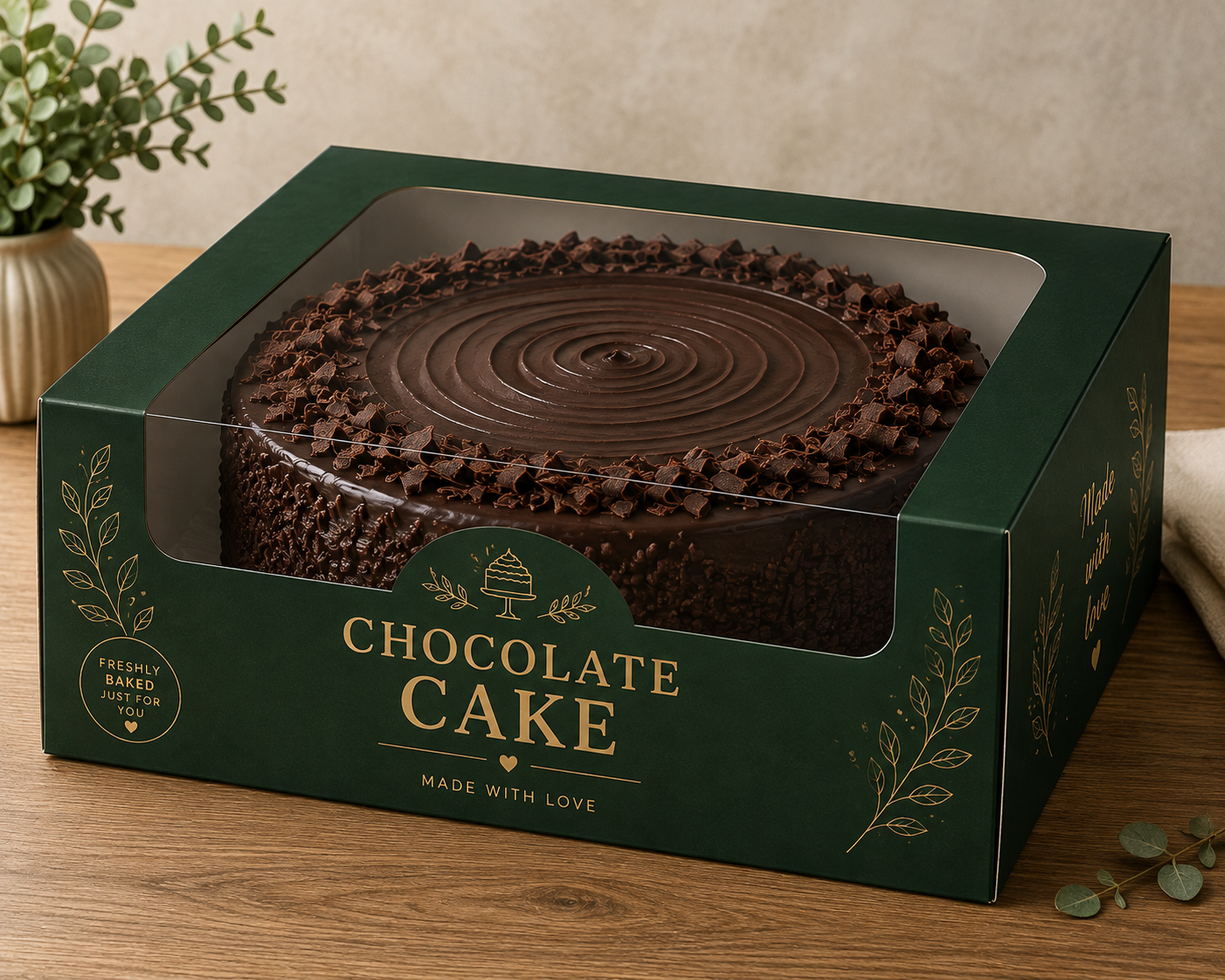 Cake Box with Window