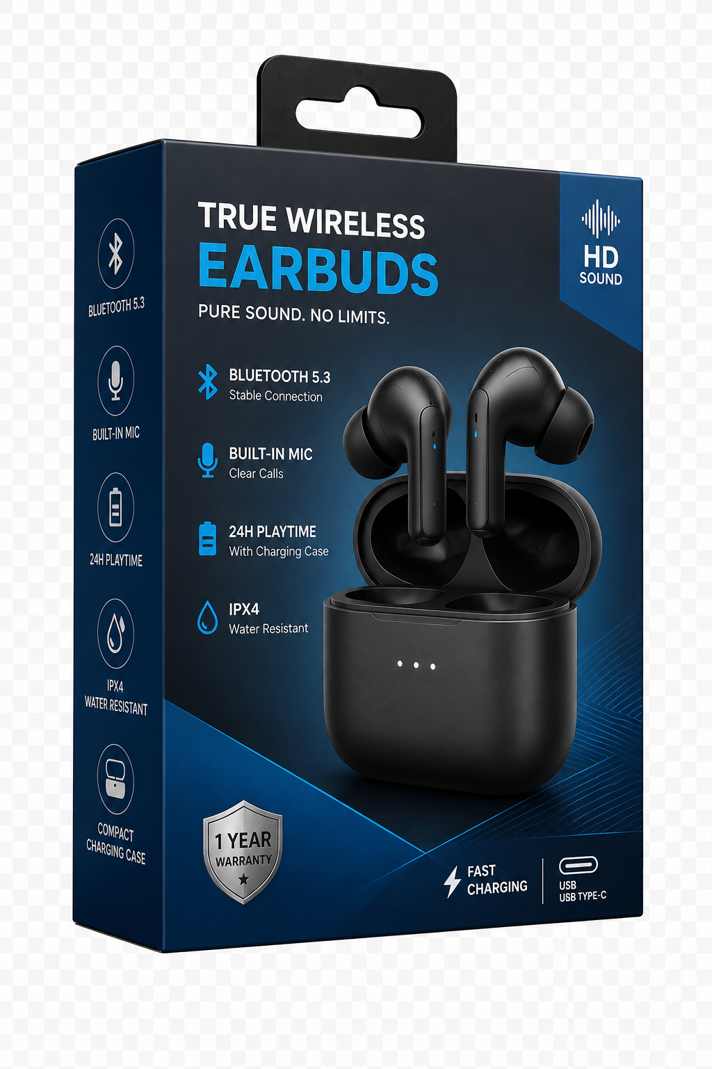 Earbuds Packaging Boxes