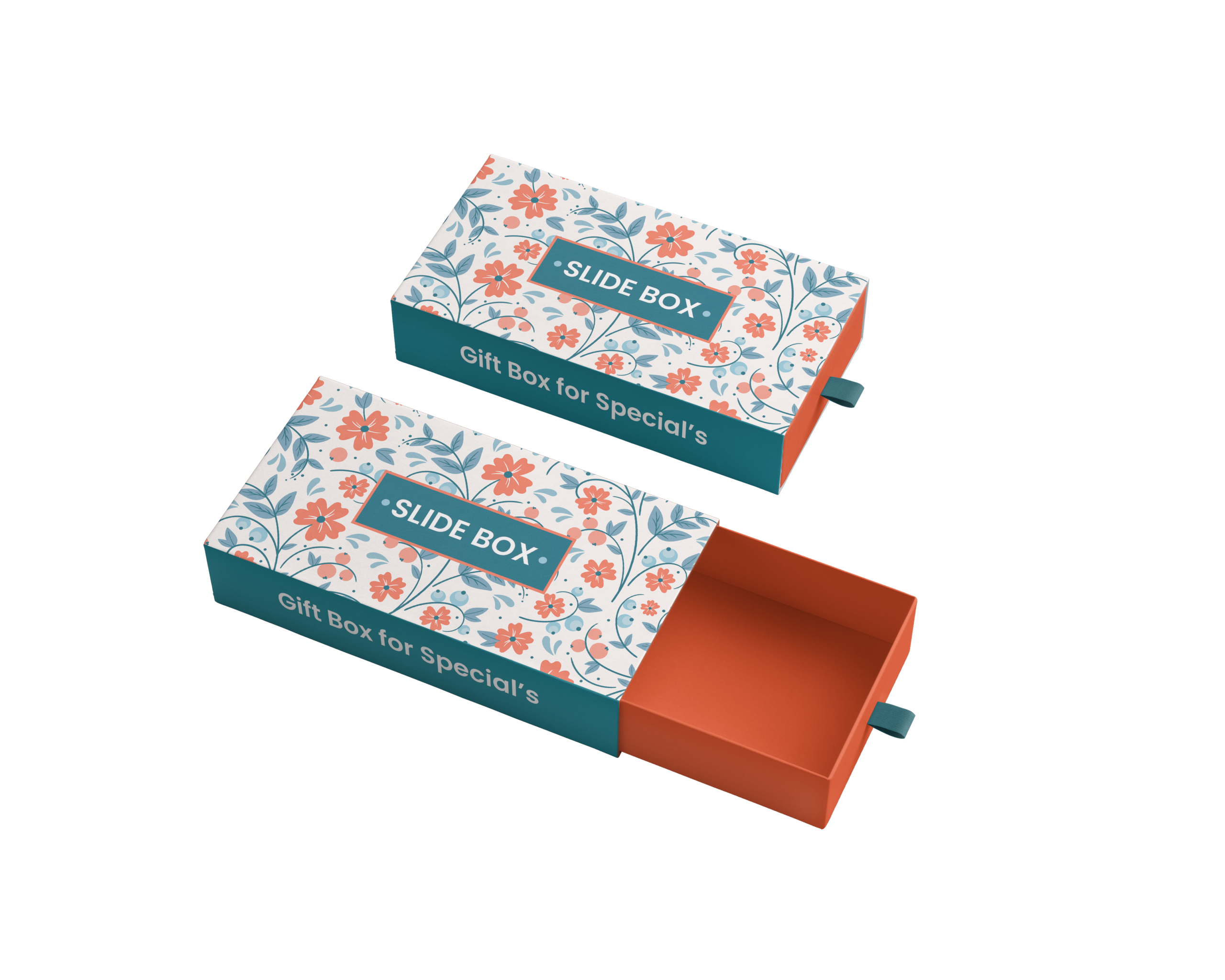 Gift SlIde Box With Ribbon