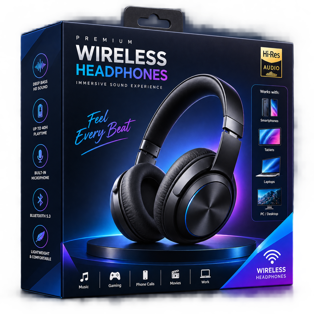 Headphone Box Packaging