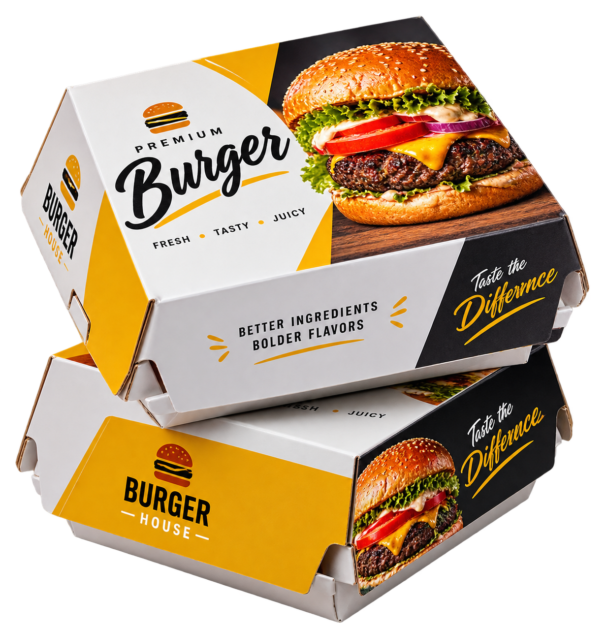 Custom Economical Burger Box